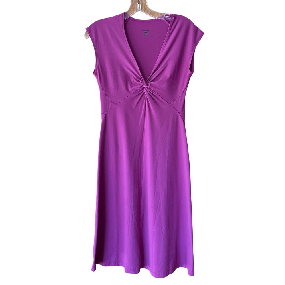 Patagonia Seabrook Bandha Dress Women's Size S Knit A-Line Fuchsia Pink